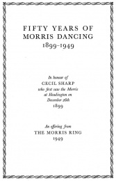 Cover of &quot;50 Years of Morris Dancing&quot;